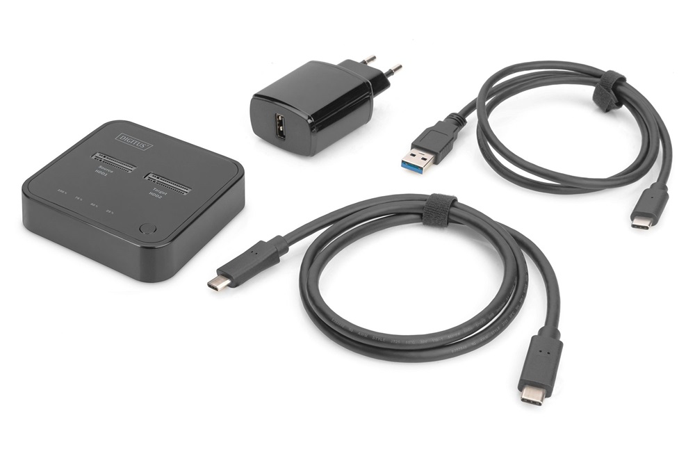 DIGITUS DA-71545 Dual M.2 NVMe SSD dokkoló állomás