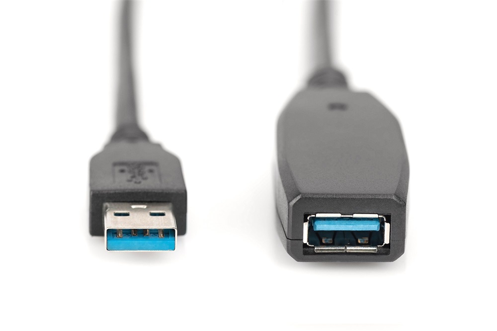 DIGITUS DA-73105 SuperSpeed aktív USB 3.0 hosszabbító kábel 10m