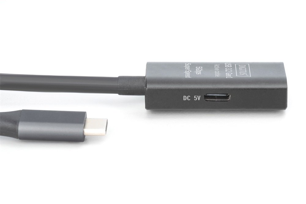 DIGITUS DA-73109 SuperSpeed Aktív USB 3.2 Gen2 type-C hosszabbító kábel 10m