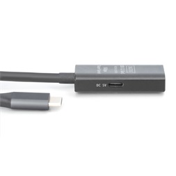 DIGITUS DA-73111 SuperSpeed Aktív USB-A 3.2 Gen1 USB type-C hosszabbító kábel 10m