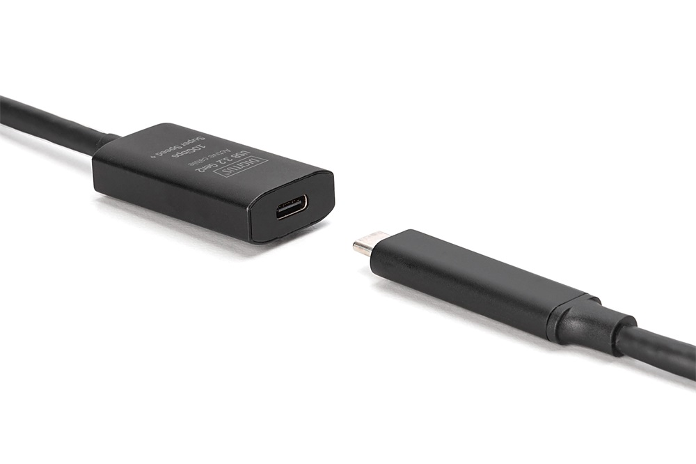 DIGITUS DA-73112 SuperSpeed Aktív USB 3.2 Gen2 type-C hosszabbító kábel 5m