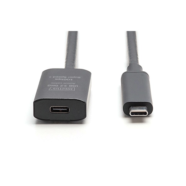 DIGITUS DA-73112 SuperSpeed Aktív USB 3.2 Gen2 type-C hosszabbító kábel 5m