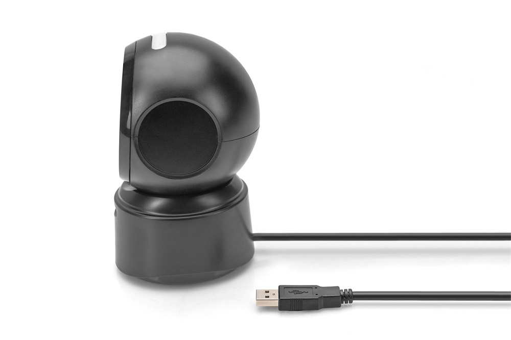 DIGITUS DA-81005 1D/2D asztali USB vonalkódolvasó