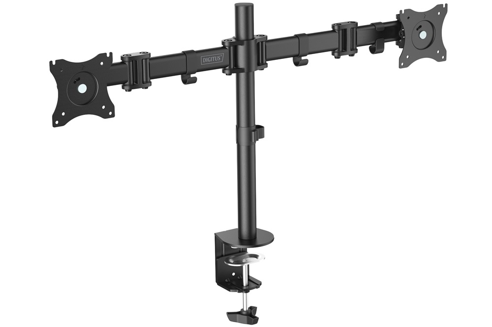 DIGITUS DA-90349 rögzítőelemes (VESA 75/100) fekete asztali TV konzol