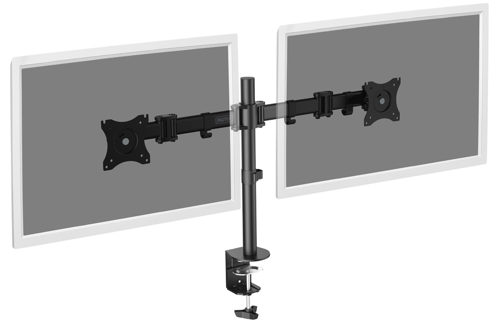 DIGITUS DA-90349 rögzítőelemes (VESA 75/100) fekete asztali TV konzol