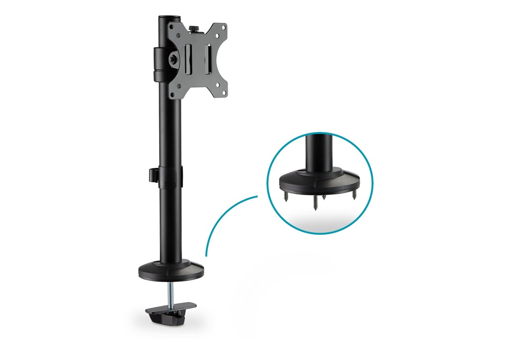 DIGITUS DA-90397 univerzális (VESA 75 / 100) pultba szerelhető fekete monitor tartó konzol