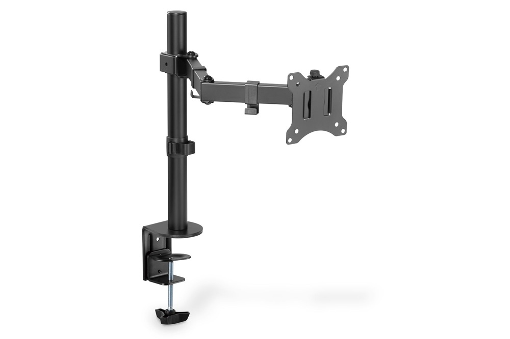 DIGITUS DA-90399 C-bilincses univerzális (VESA 75/100) fekete monitor tartó konzol