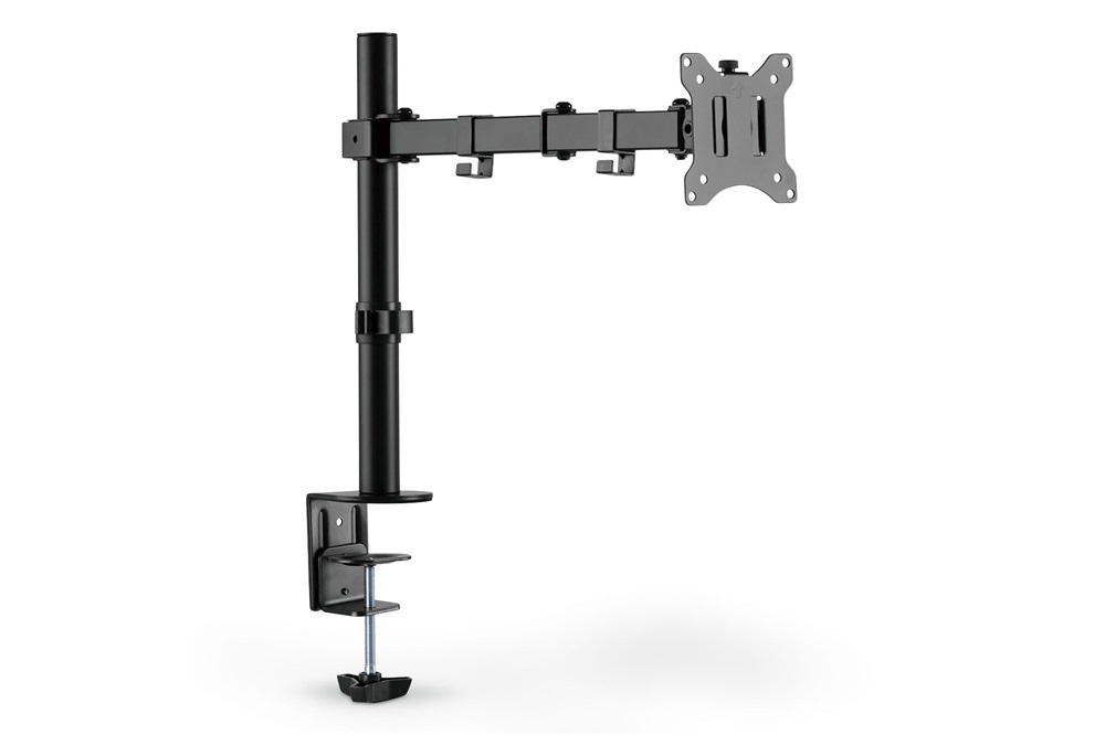 DIGITUS DA-90399 C-bilincses univerzális (VESA 75/100) fekete monitor tartó konzol
