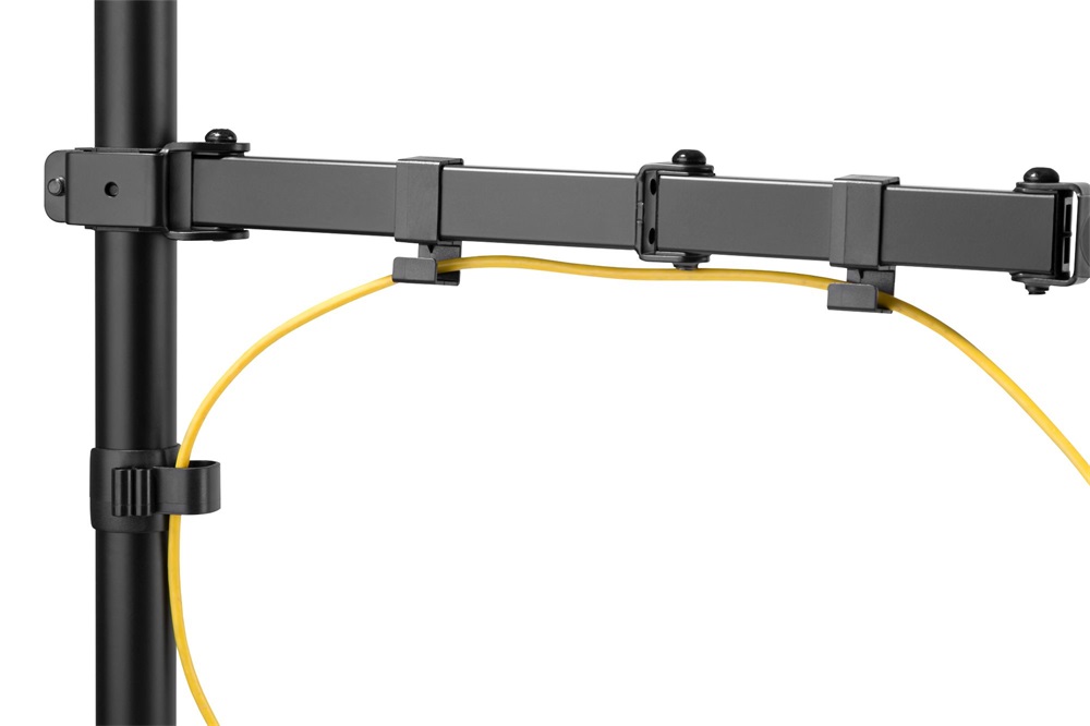 DIGITUS DA-90399 C-bilincses univerzális (VESA 75/100) fekete monitor tartó konzol