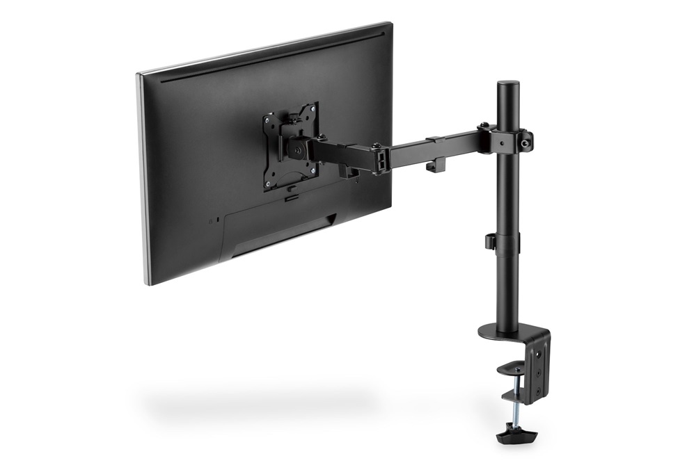 DIGITUS DA-90399 C-bilincses univerzális (VESA 75/100) fekete monitor tartó konzol