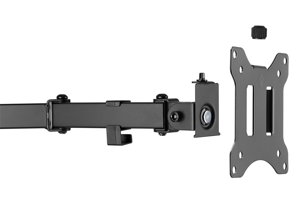 DIGITUS DA-90401 C-bilincses univerzális (VESA 75 / 100) 2-es fekete monitor tartó állvány