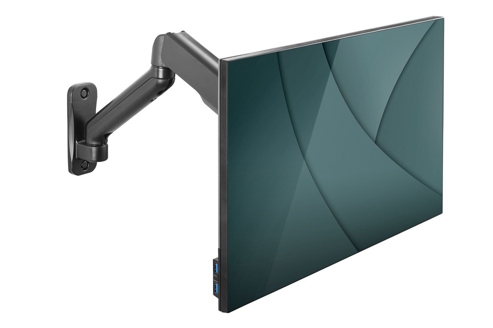 DIGITUS DA-90425 C-bilincses gázrugós univerzális (VESA 75 / 100) monitor fali konzol