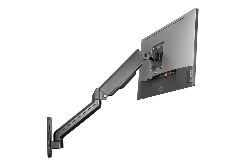 DIGITUS DA-90425 C-bilincses gázrugós univerzális (VESA 75 / 100) monitor fali konzol