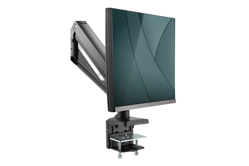 DIGITUS DA-90426 gázrugós rögzítőelemes (VESA 75/100) fekete asztali TV konzol