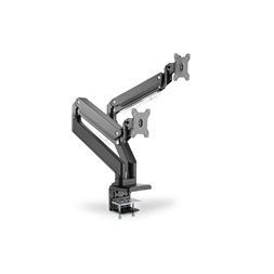 DIGITUS DA-90427 C-bilincses gázrugós univerzális (VESA 75 / 100) 2-es fekete monitor tartó konzol