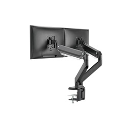 DIGITUS DA-90427 C-bilincses gázrugós univerzális (VESA 75 / 100) 2-es fekete monitor tartó konzol