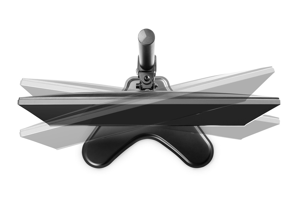 DIGITUS DA-90437 C-bilincses univerzális (VESA 75 / 100) fekete monitor tartó állvány