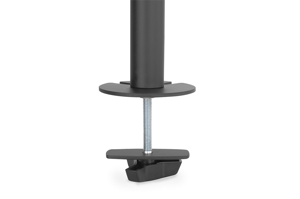 DIGITUS DA-90438 C-bilincses/gyűrűs univerzális (VESA 75/100) 2-es fekete függőleges monitor tartó állvány