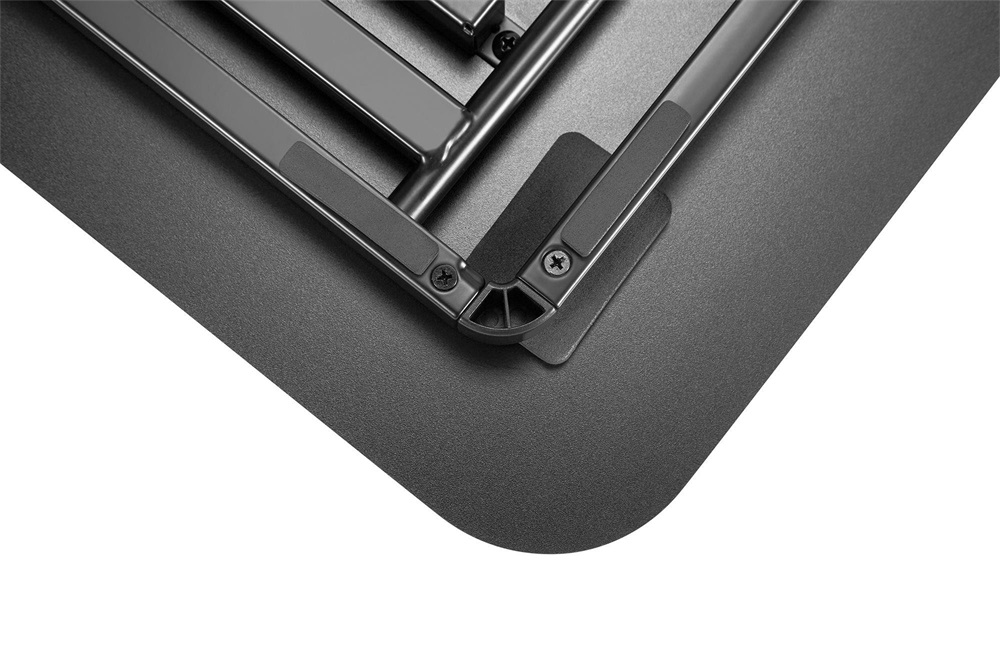 DIGITUS DA-90445 Állítható magasságú összecsukható ultravékony fekete notebook tartó