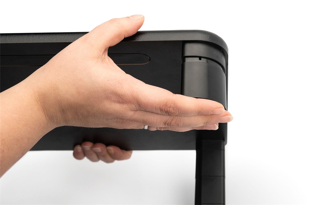 DIGITUS DA-90458 Állítható magasságú fekete monitor állvány