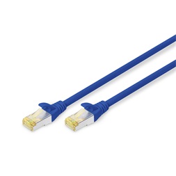 DIGITUS Cat.6A S/FTP LSZH 0,25m kék patch kábel
