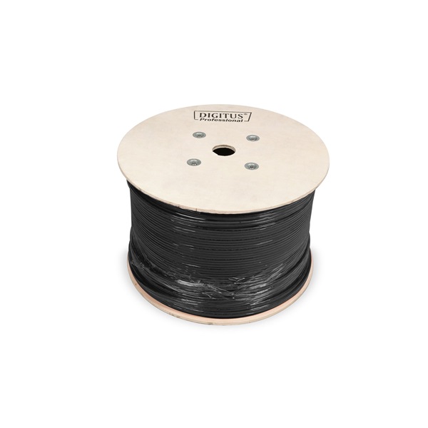 DIGITUS DK-1741-VH-10-OD Cat.7 S/FTP 1200MHz Eca PE 1000m dob kültéri fali/föld kábel