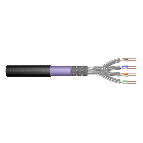 DIGITUS DK-1741-VH-1-OD Cat.7 S/FTP 1200MHz Eca PE 100m kültéri fali/föld kábel
