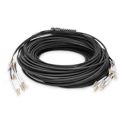 DIGITUS DK-24338U075BK-BBB 8 szálas 8x LC/UPC 50/125 multimodusú OM4 Dca kültéri/beltéri előszerelt optikai kábel 75m