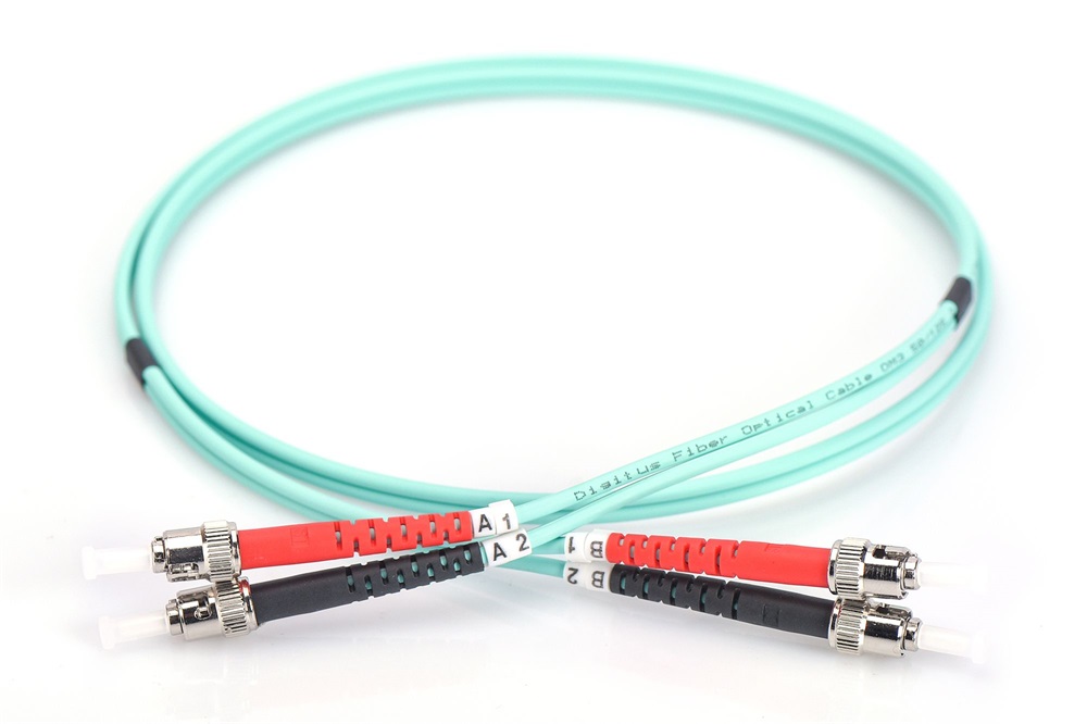 DIGITUS DK-2511-01/3 Duplex 2xST + 2xST multimodusú OM3 50/125 LSOH 1m optikai patch kábel
