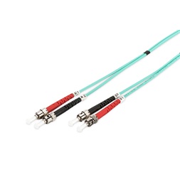 DIGITUS DK-2511-05/3 Duplex 2xST + 2xST multimodusú OM3 50/125 LSOH 5m optikai patch kábel