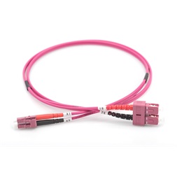 DIGITUS DK-2532-02-4 Duplex 2xSC + 2xLC multimodusú OM4 50/125 LSOH 2m optikai patch kábel