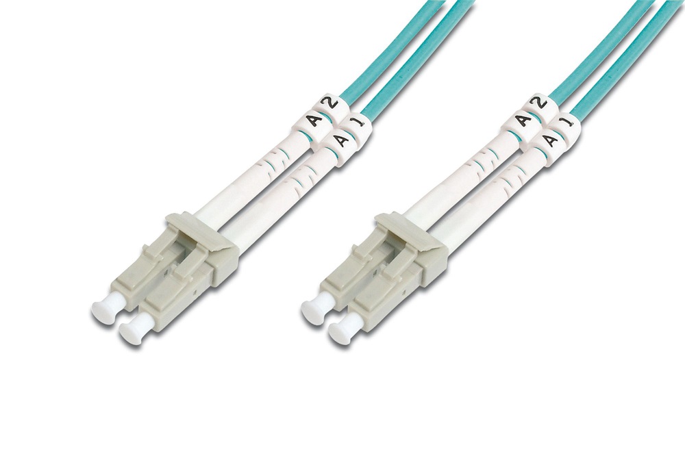 DIGITUS DK-2533-20/3 Duplex 2xLC + 2xLC multimodusú OM3 50/125 LSOH 20m optikai patch kábel
