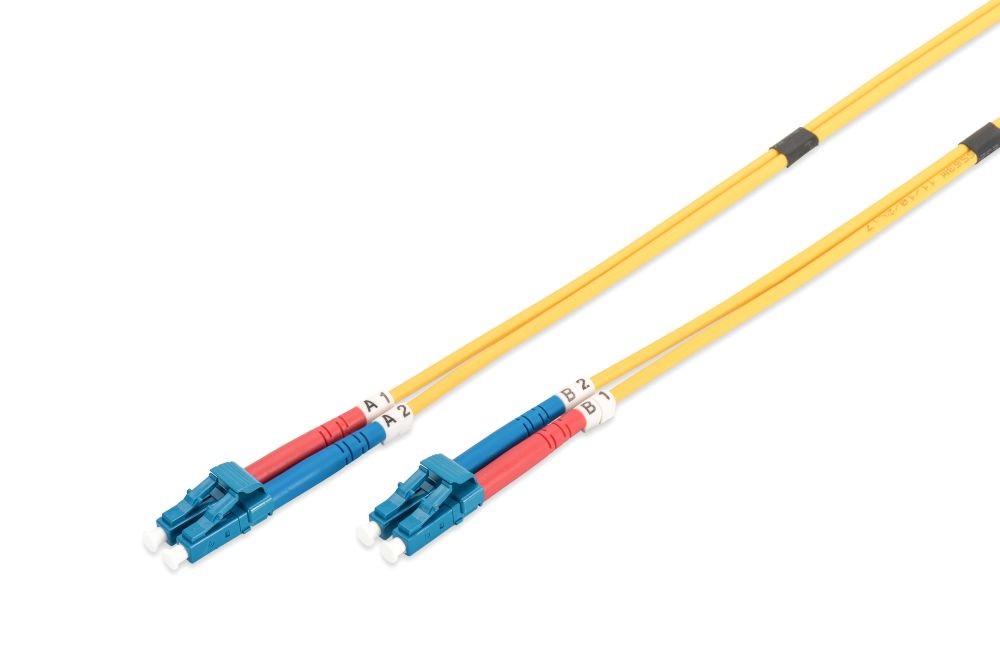 DIGITUS Duplex optikai patch kábel 4 x LC/LC csatlakozóval SM 3mm OS2 9/125 5m