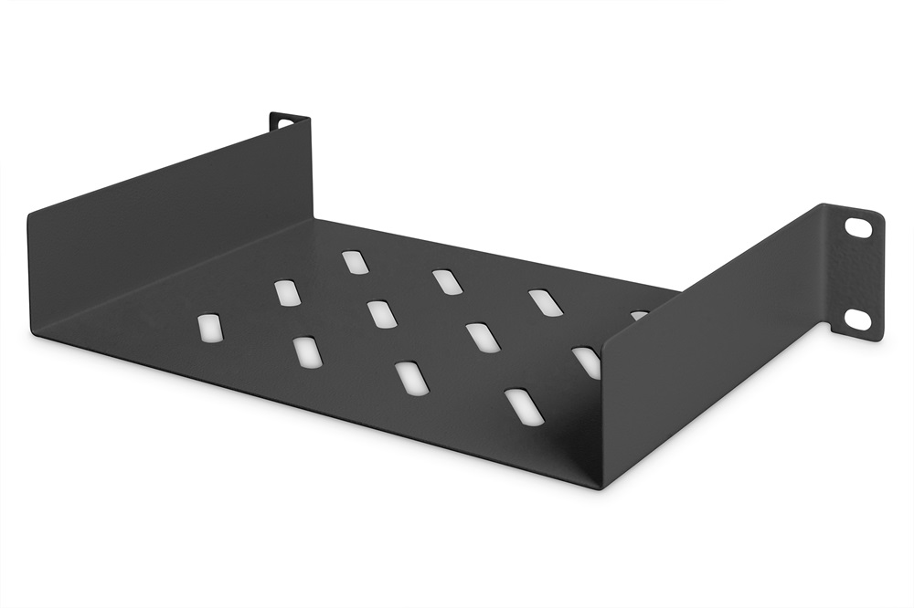 DIGITUS DN-10-TRAY-1-B 10" 1U 150mm mély fekete fix polc