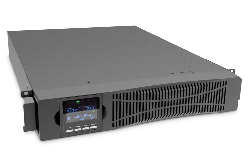 DIGITUS DN-170096 3000VA 3000W fekete online rack szünetmentes tápegység