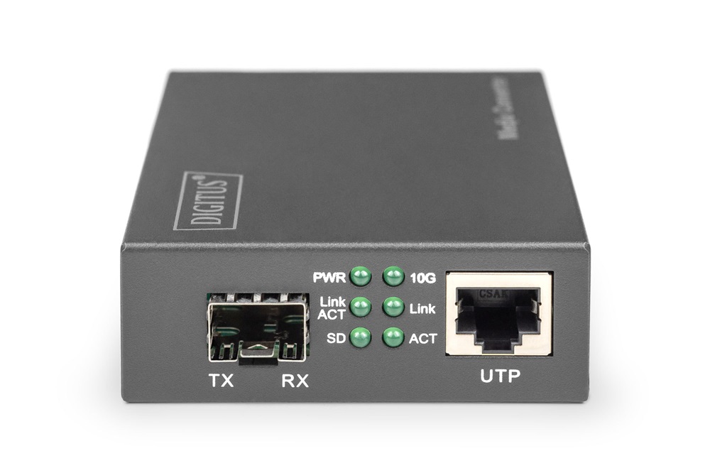 DIGITUS DN-82211 10 Gigabit (RJ45-SFP) SFP modul nélküli média konverter