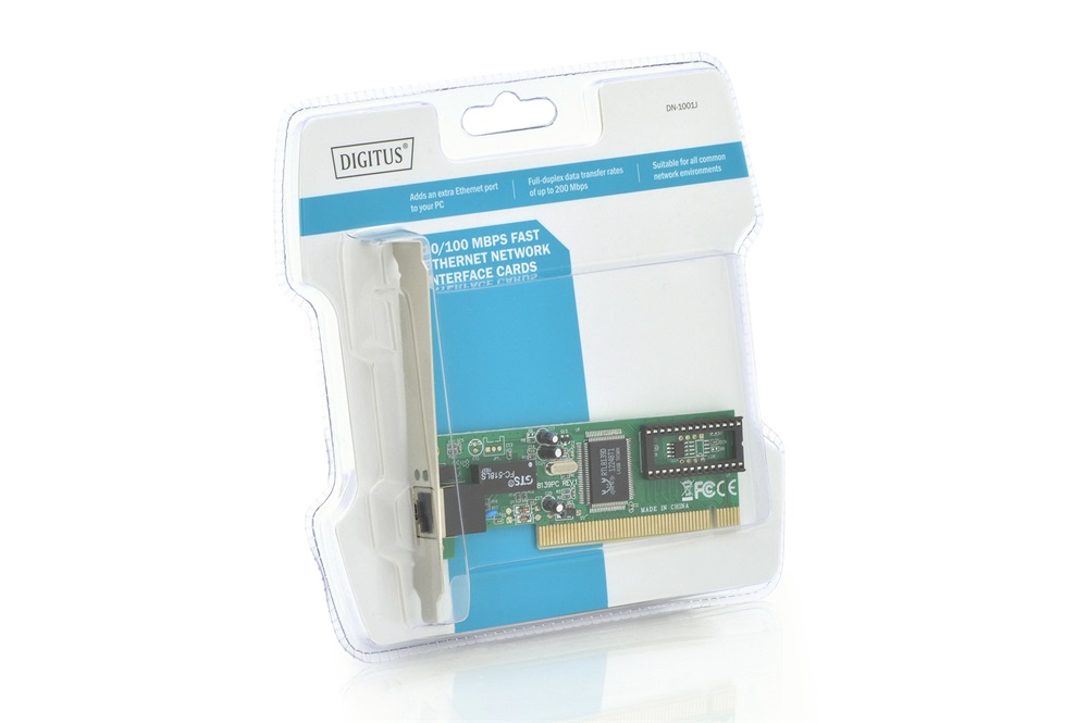 DIGITUS DN-1001J hálózati kártya Belső Ethernet 100 Mbit/s