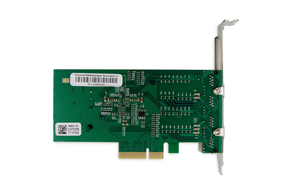 DIGITUS DN-10114 4 port PCI Express hálózati kártya Belső Gigabit Ethernet Intel I350