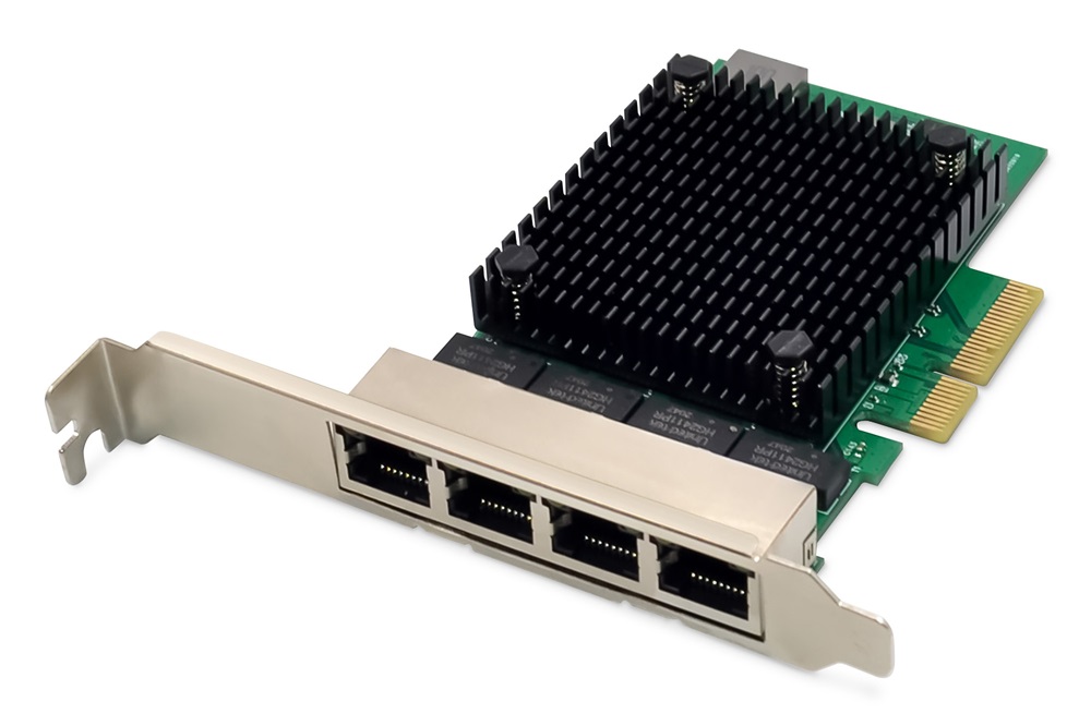 DIGITUS DN-10136 4 port PCI Express hálózati kártya Belső Ethernet 2.5 Gbit/s