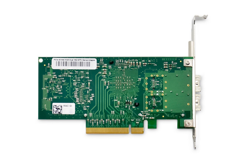 DIGITUS DN-10162 2 port SFP+ PCI Express hálózati kártya Belső 10 Gigabit Ethernet Intel chipset