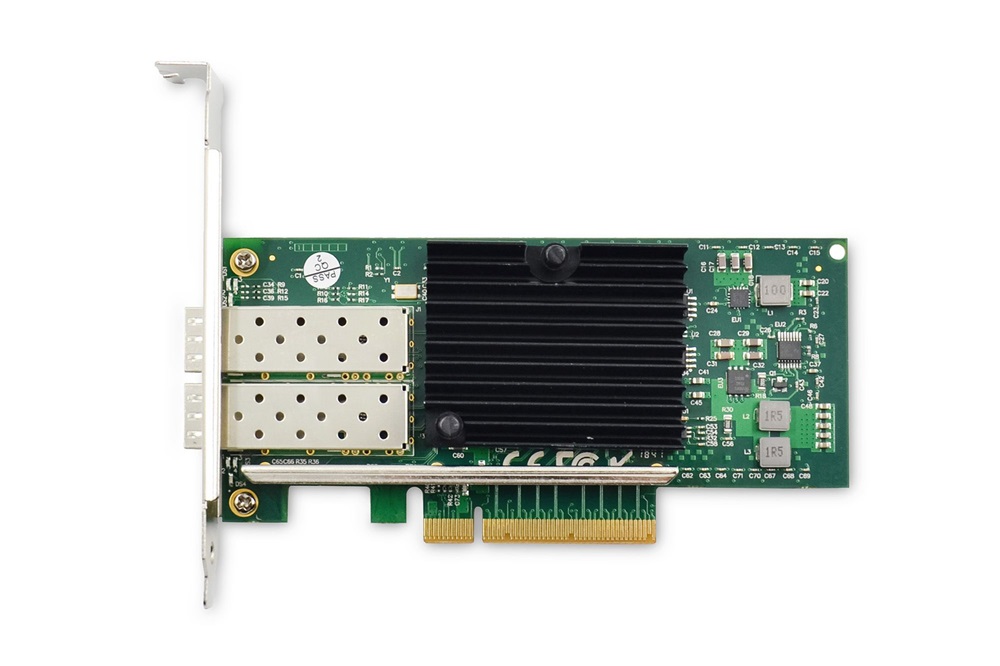 DIGITUS DN-10162 2 port SFP+ PCI Express hálózati kártya Belső 10 Gigabit Ethernet Intel chipset
