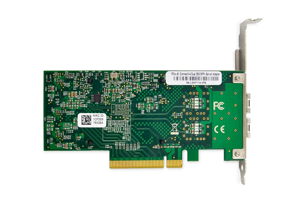 DIGITUS DN-10180 2 port SFP28 PCI Express hálózati kártya Belső 25 Gigabit Ethernet Mellanox chipset