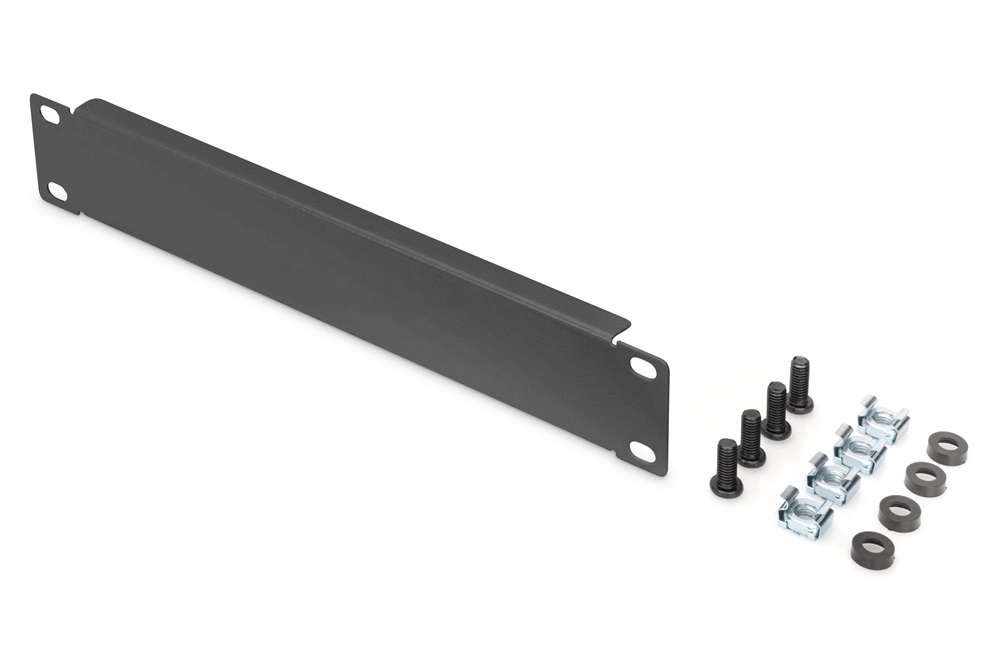 DIGITUS DN-10-BPN-01-B 10" 1U fekete vakpanel