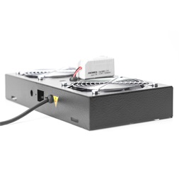 DIGITUS DN-19 FAN-2-WM-T-SW 2-es termosztátos fekete tetőventilátor Unique/Dynamic/SOHO rackszekrényhez
