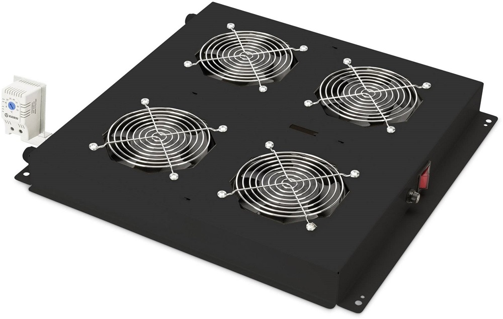 DIGITUS DN-19 FAN-4-B-N 4-es fekete tetőventilátor