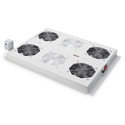 DIGITUS DN-19 FAN-4-SRV 4-es termosztátos szürke tetőventilátor Unique szerverszekrényhez