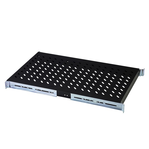 DIGITUS DN-19 TRAY-1-1000-SW 19" 1U 720mm mély 65kg fekete fix polc