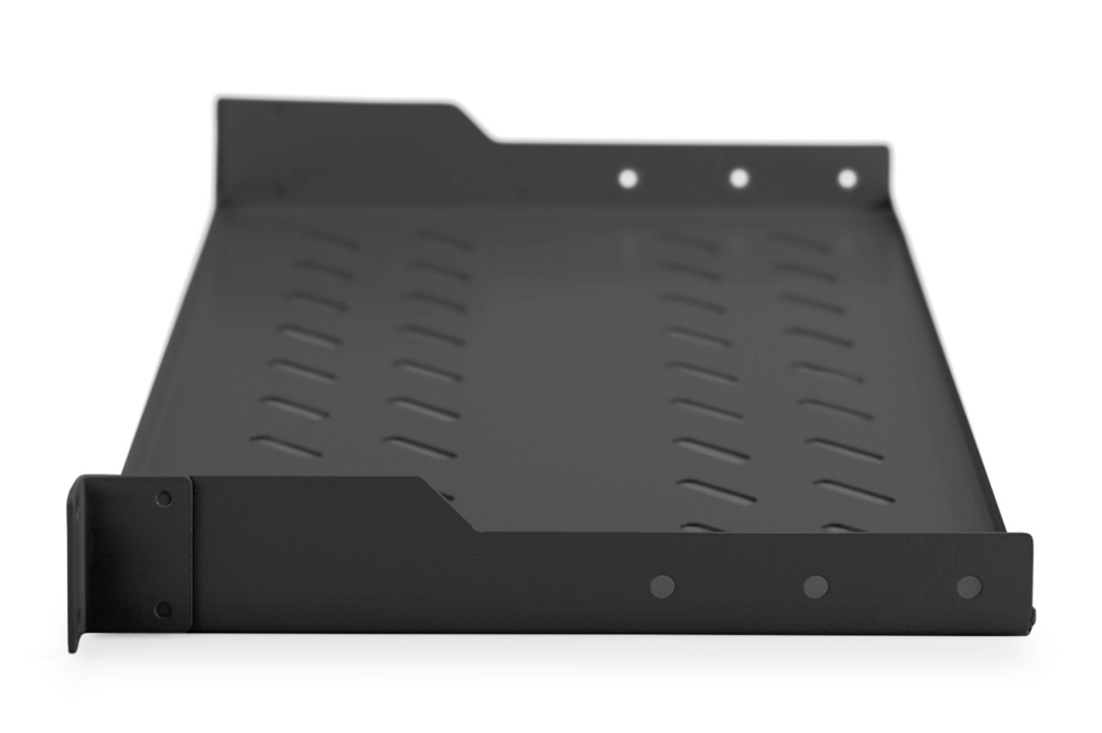 DIGITUS DN-19 TRAY-1-SW 19" 1U 250mm mély fekete fix polc
