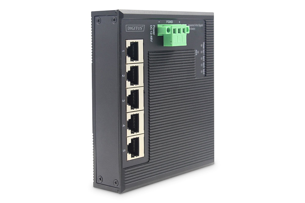 DIGITUS DN-651126 5x GbE Lan port nem menedzselhető ipari switch