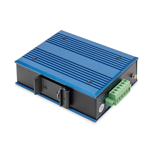 DIGITUS DN-651135 4x GbE Lan port 1x SFP port PoE 100W nem menedzselhető ipari switch
